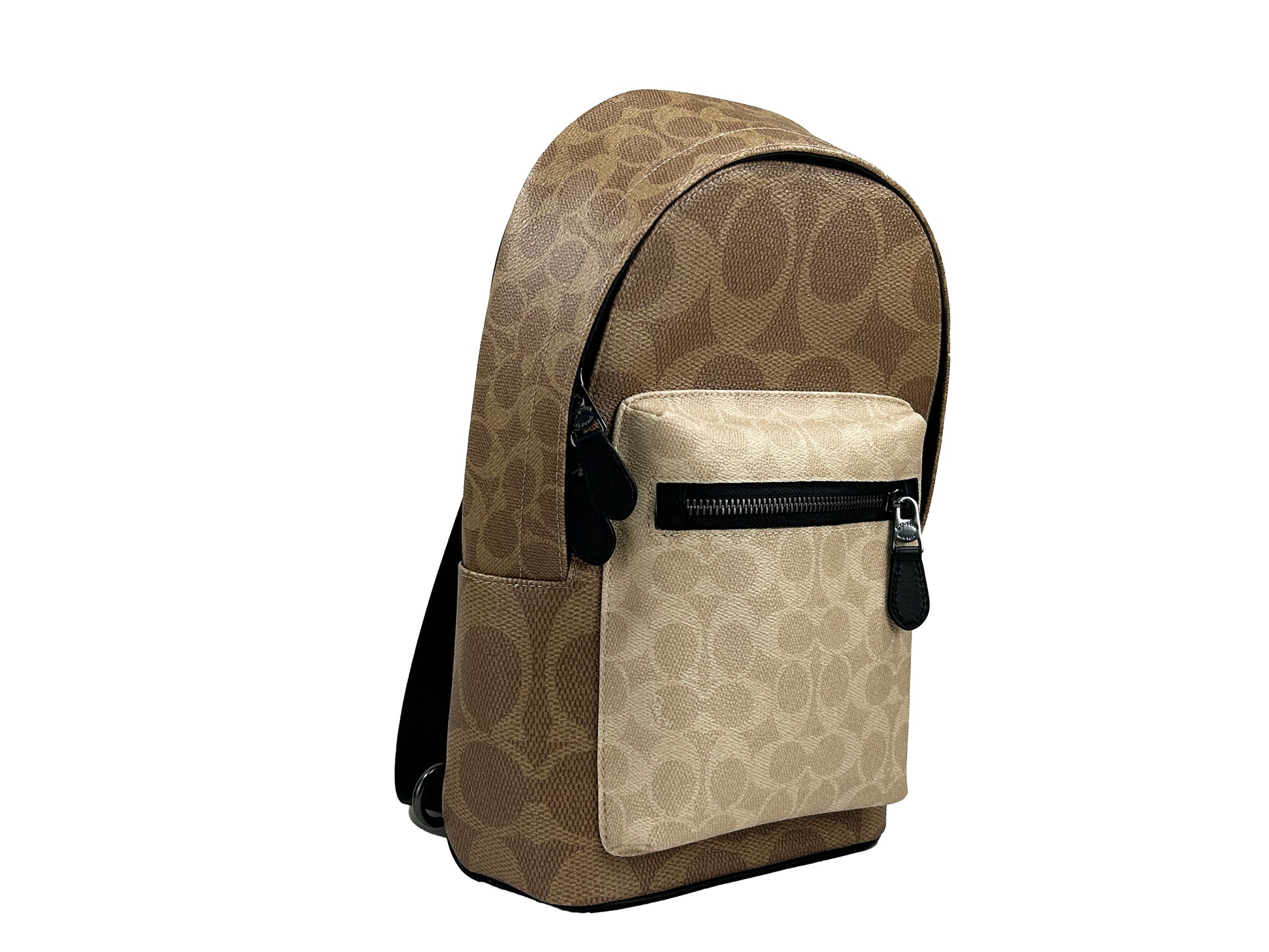 Coach West Color Block Leather Sling Pack Backpack Bag