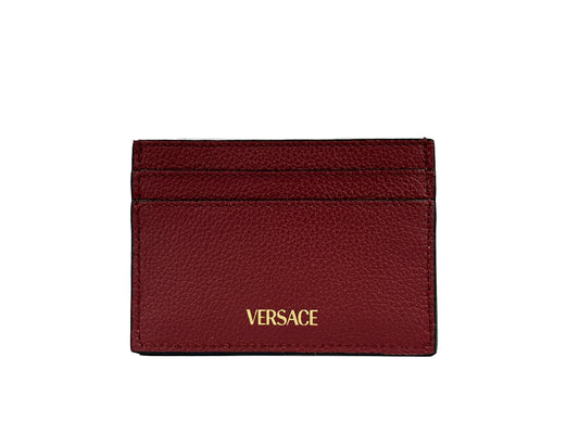 Versace Mini Medusa Leather Slim Card Case Wallet