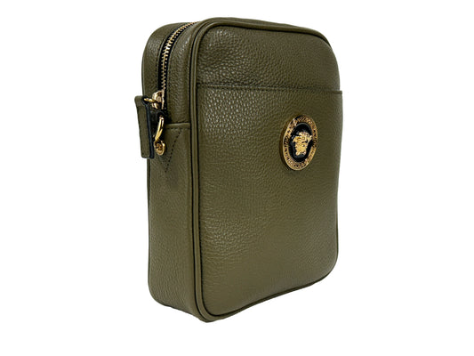 Versace Medusa Crossbody Messenger Bag Purse
