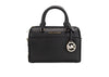 Michael Kors Travel XS Black Pebbled Leather Duffle Crossbody Handbag Purse
