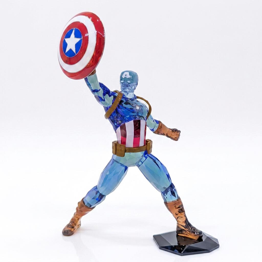 Swarovski (5676135) Marvel Captain America Crystal Figurine