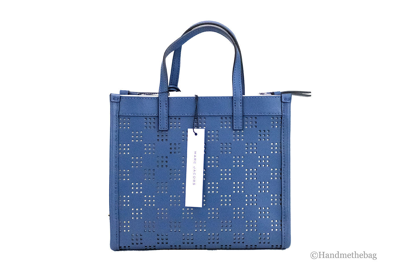 Marc Jacobs Mini Grind Perforated Leather Crossbody Bag