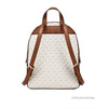 Michael Kors Jaycee Medium Vanilla Signature PVC Backpack Bookbag