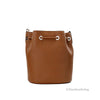 Kate Spade Rosie Medium Warm Gingerbread Leather Bucket Bag