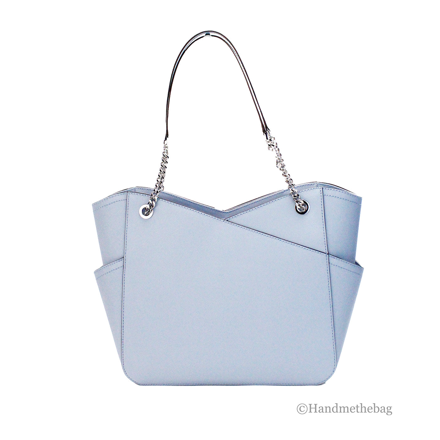 Michael Kors Jet Set Large Pale Blue X Cross Tote