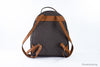 Michael Kors Valerie Medium Brown Acorn Signature PVC Backpack Bag Bookbag