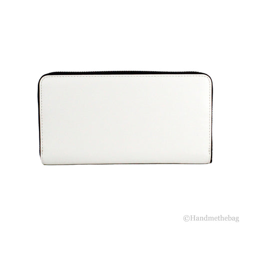 Marc Jacobs Large Cotton Leather Continental Clutch Wallet