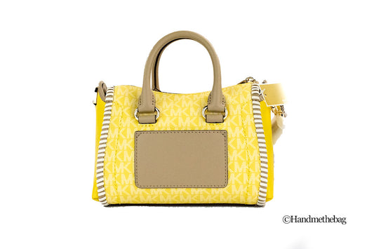 Michael Kors XS Carine Leather Satchel Crossbody