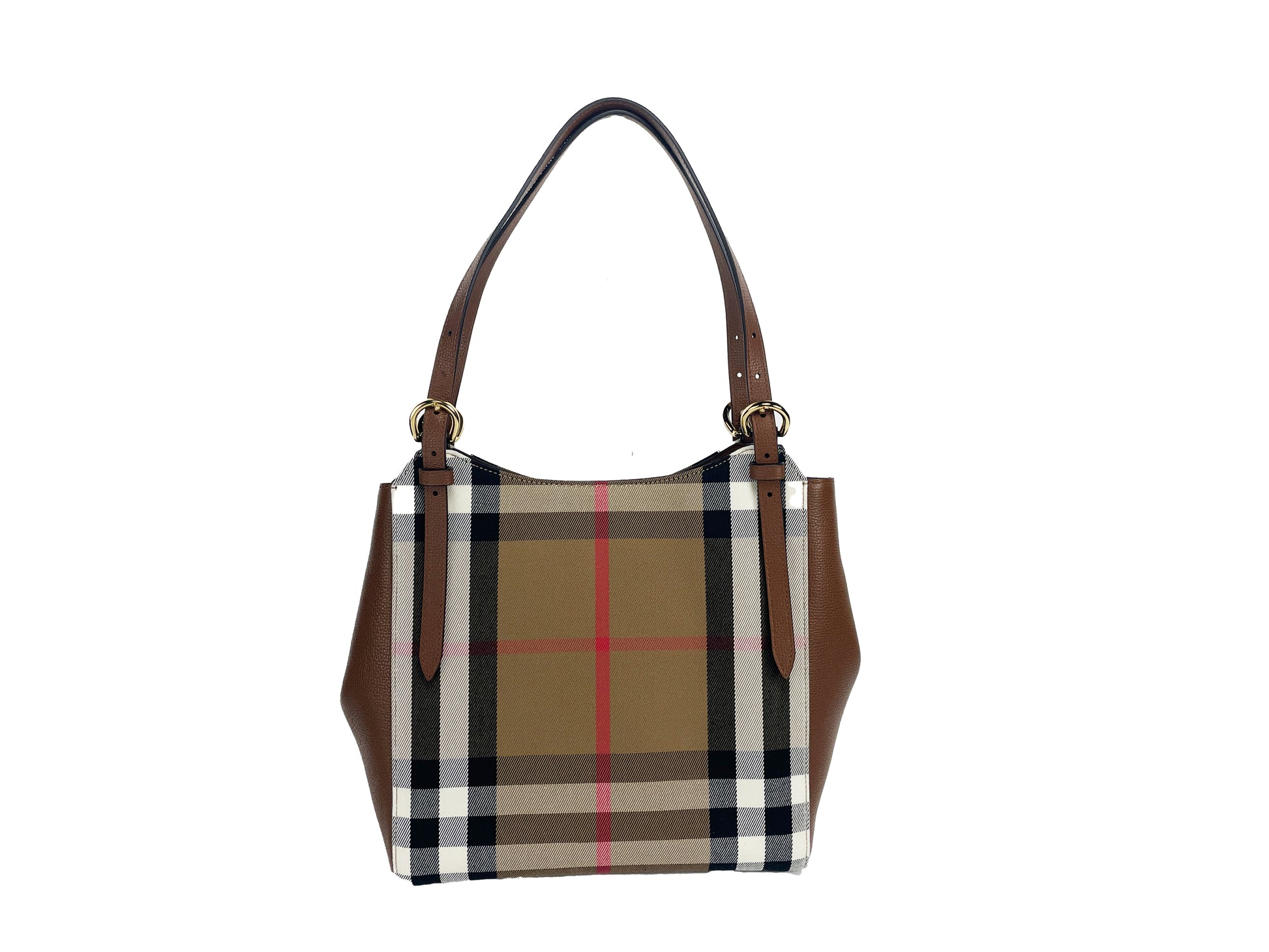 Burberry Small Canterby Check Tote Bag