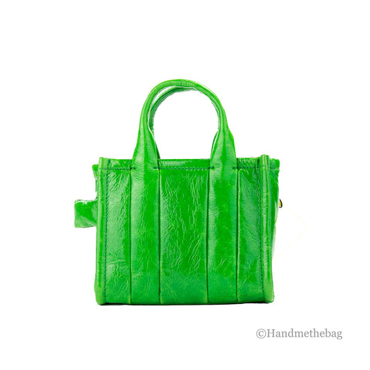 Marc Jacobs The Shiny Crinkle Micro Tote Crossbody Bag