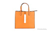marc jacobs grind melon tote back on white background