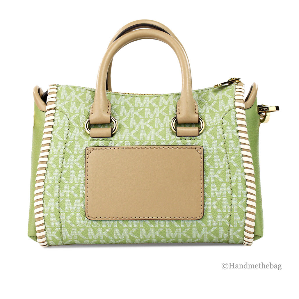 Michael Kors Carine XS Leather Top Zip Satchel Crossbody
