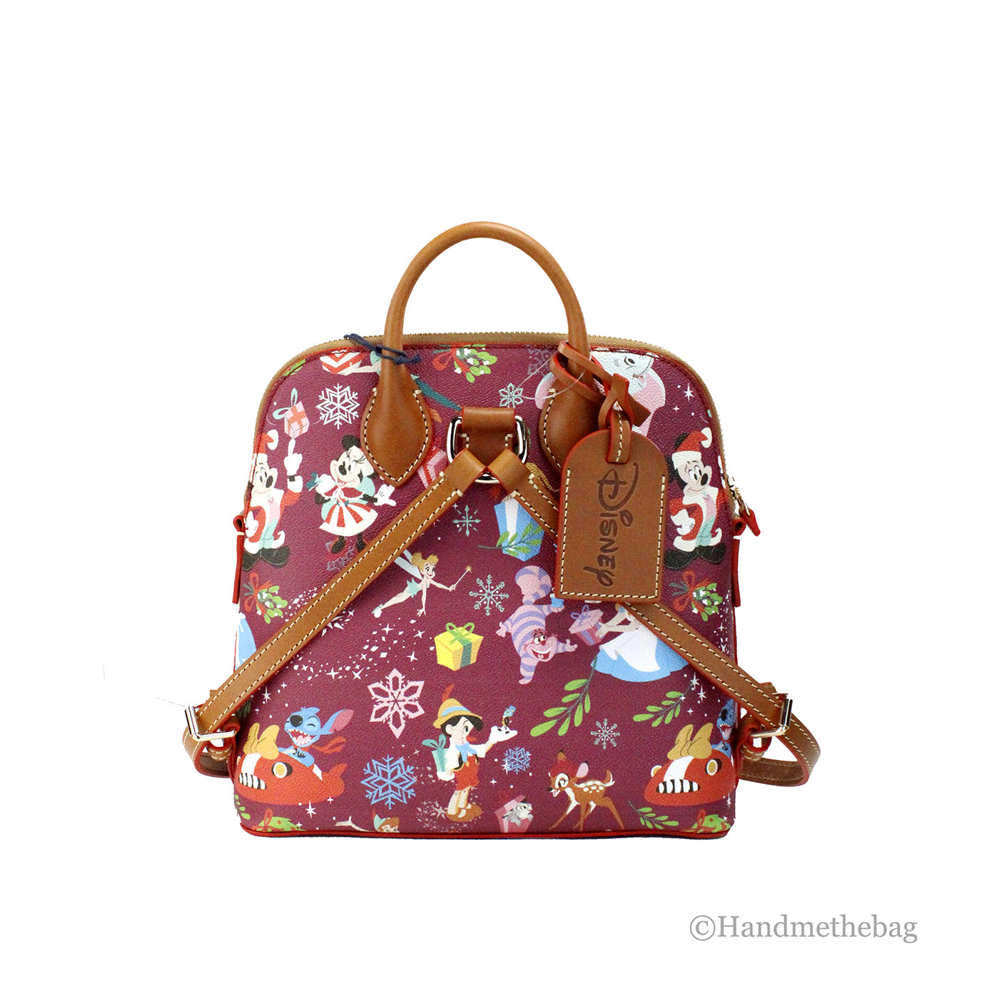 Dooney Bourke Disney Classics Christmas Top Handle Backpack