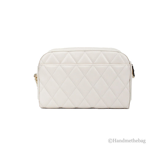 Kate Spade Carey Mini Parchment Quilted Camera Crossbody Bag