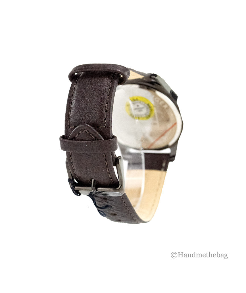 Tommy Hilfiger (1791522) The Essentials Dark Brown Strap Dark Grey Dial Watch