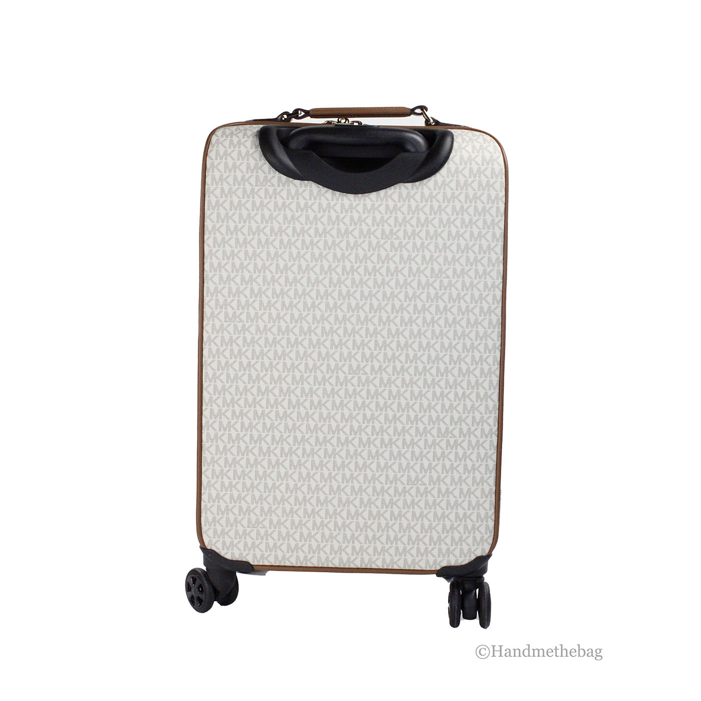 Michael Kors Travel Small Vanilla Trolley Rolling Suitcase