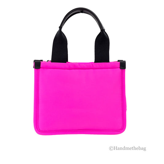 Marc Jacobs Bright Pink Leather The Small Traveler Tote Bag Marc Jacobs