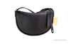Michael Kors Dover Small Black Pebbled Leather Half Moon Crossbody Handbag