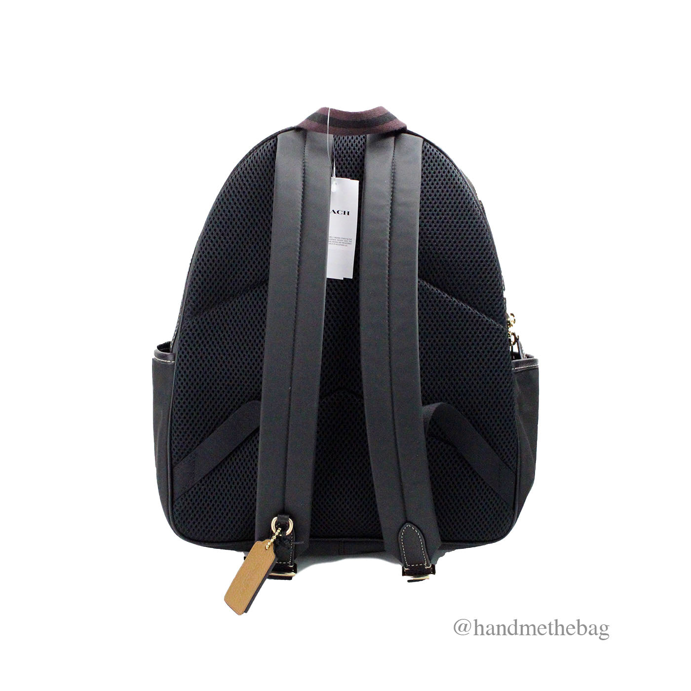 Coach (CA210) Ellis Medium Nylon Black Shoulder Backpack Bag