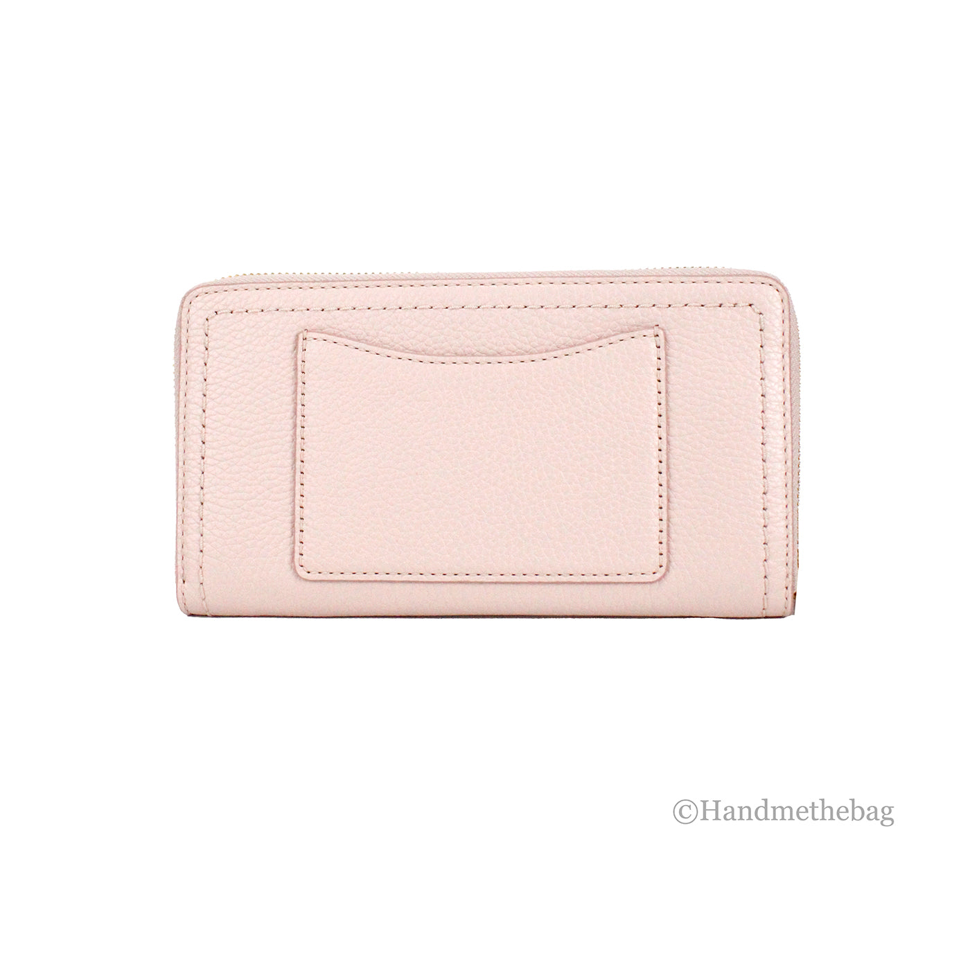 Marc Jacobs Large Peach Whip Leather Continental Phone Wallet