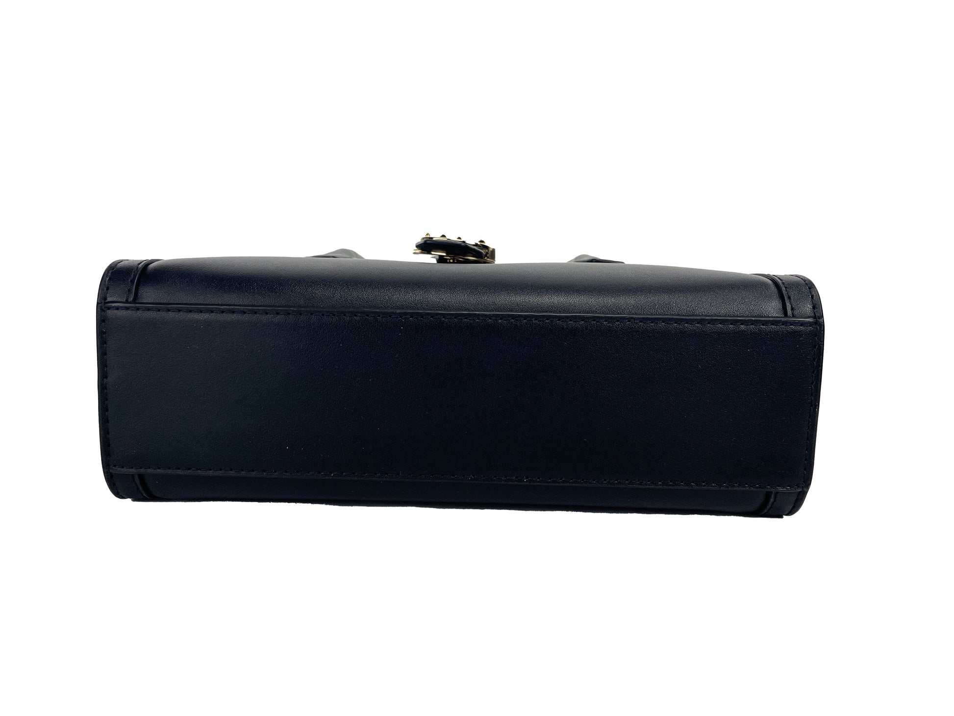 Michael Kors Gabby Small Black Leather Satchel Bag