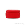 Michael Kors Flight Red Leather North South Chain Crossbody