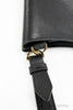 versace virtus small hobo bag detail on white background