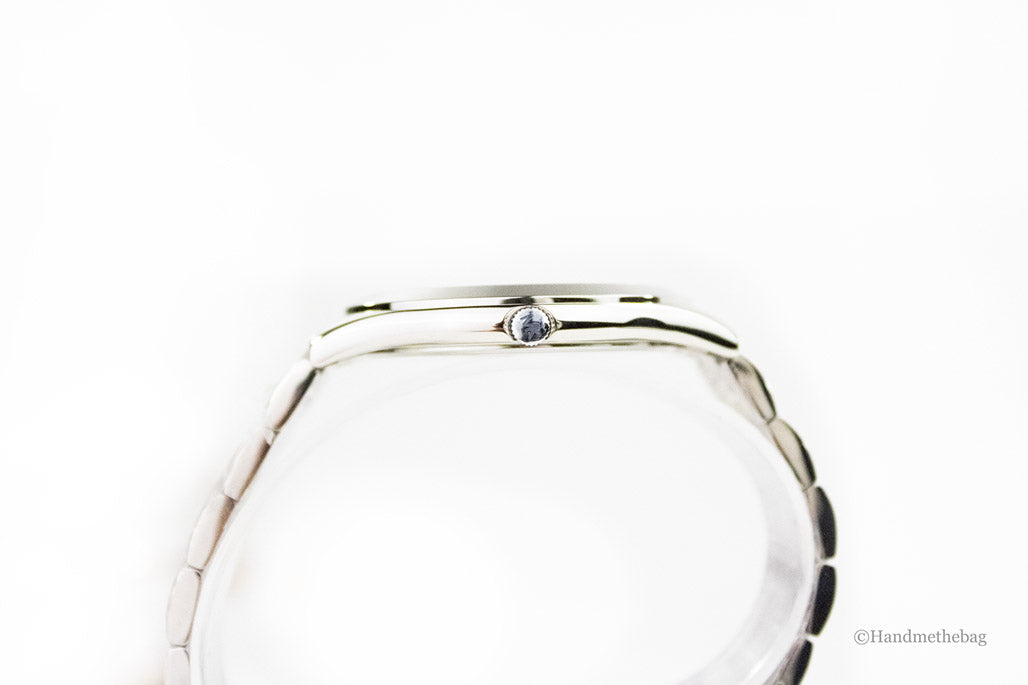 michael kors mk3178 runway watch detail on white background