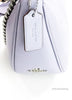 coach teri small mist shoulder bag detail on white background