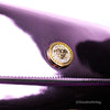 Versace Medusa Lilac Crystal Metallic Leather Evening Crossbody Clutch