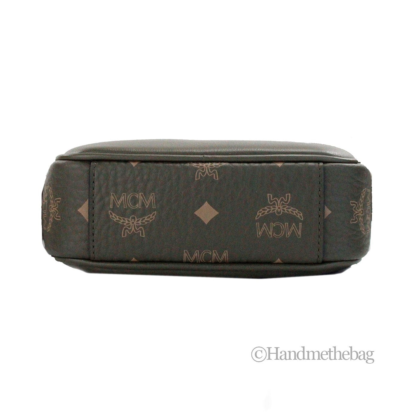 MCM Visetos Leather Camera Crossbody Bag