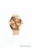 Michael Kors (MK3197) Slim Runway Mono Rose Gold-Toned Stainless Steel Watch