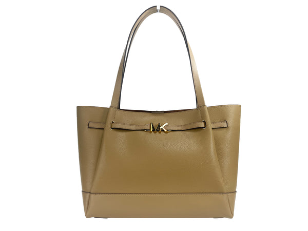 Michael Kors Reed Large Camel Leather Tote