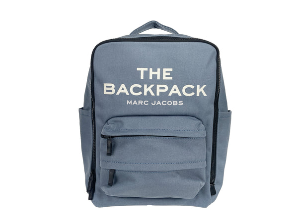 Marc Jacobs Blue Shadow Canvas The Backpack Bag