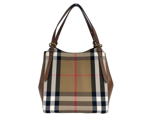 Burberry Small Canterby Check Tote Bag