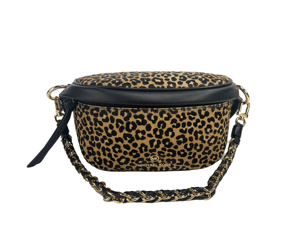 Michael Kors Slater Leopard Fanny Pack Bag