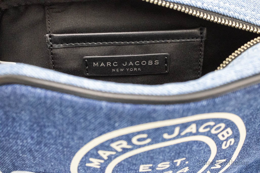 Marc Jacobs The Denim Camera Bag - Blue Denim/Nickel