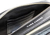 marc jacobs the moto shot 21 black crossbody inside on white background