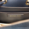 Michael Kors Mercer Small Navy Leather Bucket Crossbody Bag