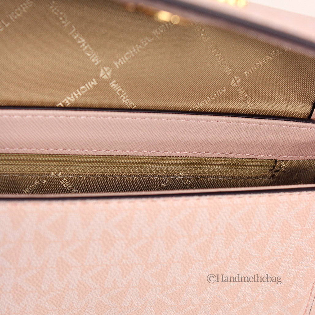 Michael Kors Jet Set Medium Light Powder Blush Pouchette