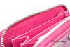 MCM Mini Veritas Hot Pink Denim Coin Pouch Wallet