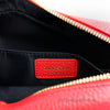 Burberry Small Branded Red Leather Camera Crossbody Bag
