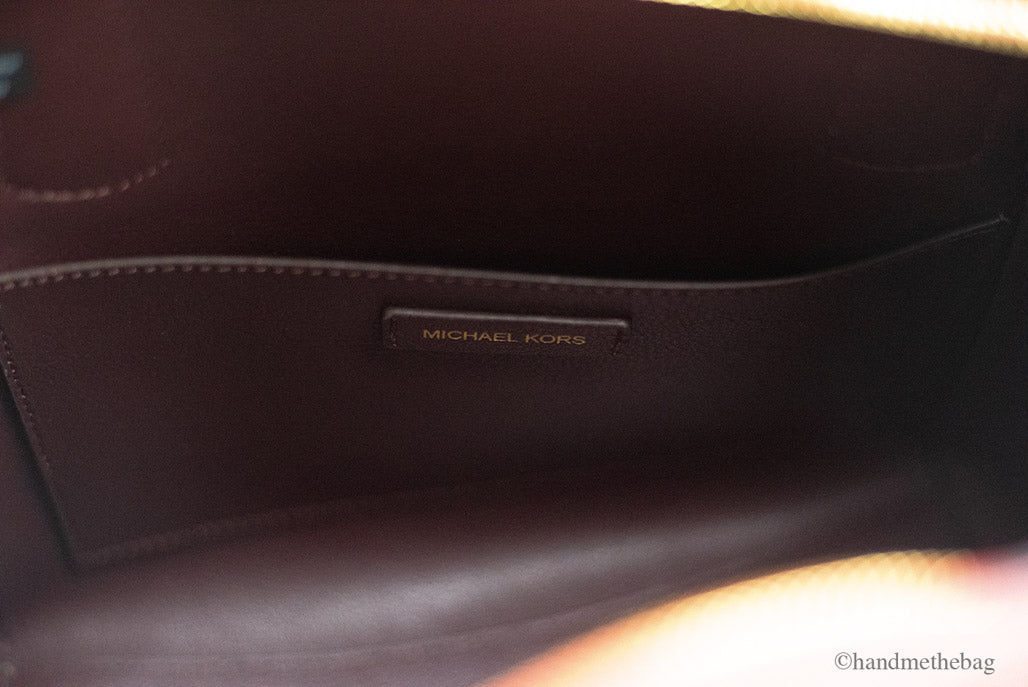 Michael Kors Voyager Large Flame Leather East West Tote