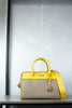 Michael Kors Travel Medium Daffodil Signature PVC Duffle Crossbody Handbag Purse