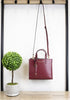 marc jacobs mini grind pomegranate tote hanging