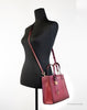 marc jacobs mini grind pomegranate tote on mannequin
