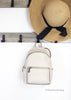 Kate Spade Leila Mini Light Sand Leather Dome Backpack