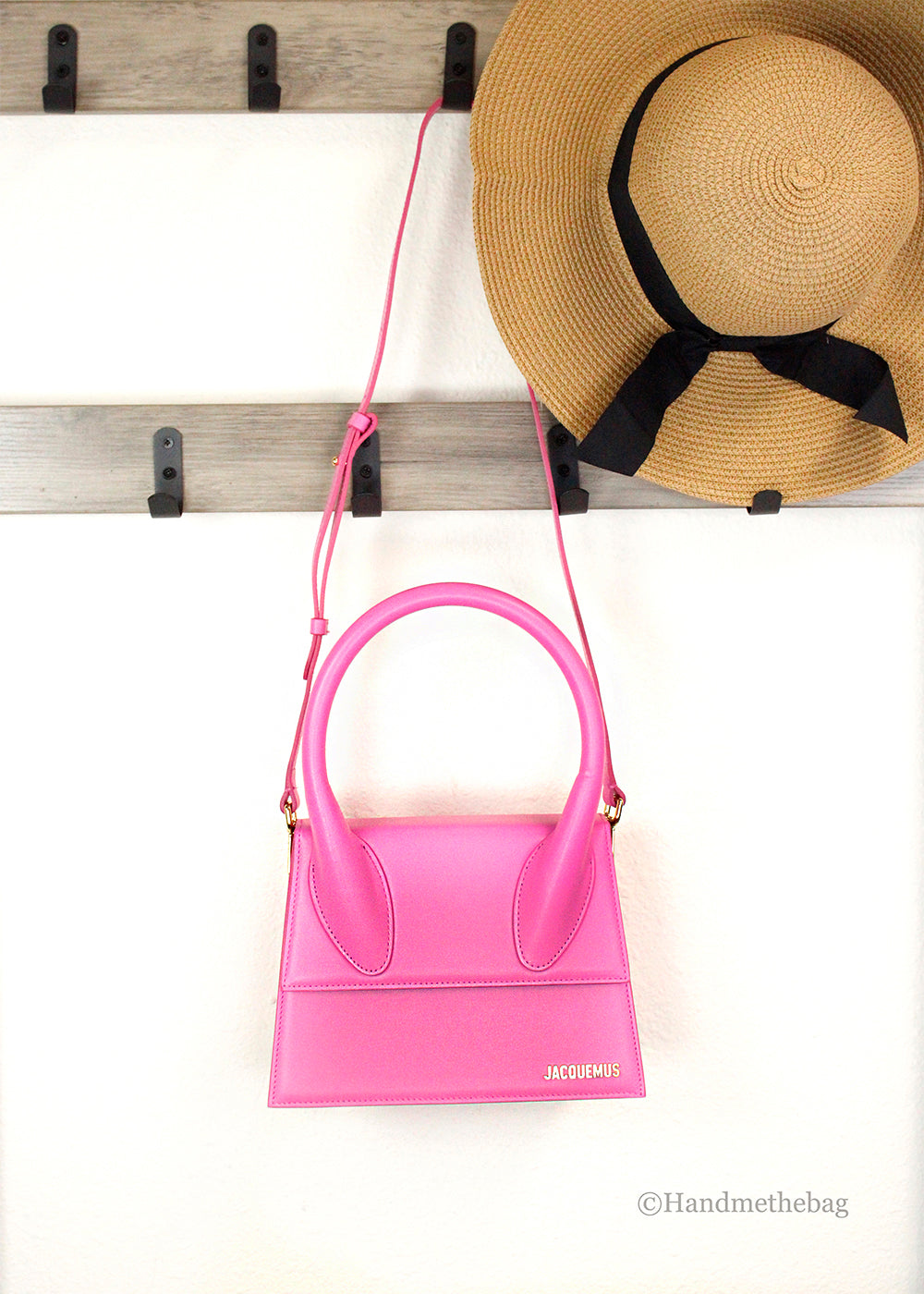 Jacquemus "Le Grand Chiquito" Large Neon Pink Tote
