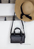 Michael Kors Travel XS Black Silver PVC Duffle Crossbody Bag