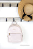 Michael Kors Adina Medium Powder Blush Leather Convertible Backpack